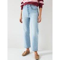 Levi'S Ribcage Straight Ankle Jeans - Blue