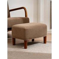 Scottish Everlastings Howorth Cord Fabric Foot Stool - Taupe