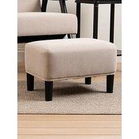 Scottish Everlastings River Cord Foot Stool - Beige