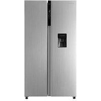 Russell Hobbs Rh90Aff201Ss-Wd 177Cm High 90Cm Wide Freestanding Slimline American Fridge Freezer With Water Dispenser Stainless Steel