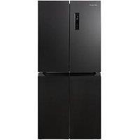 Russell Hobbs Rh180A4Ff802E1Bs 50/50 Split 4 Door Total No Frost Fridge Freezer In Black Steel