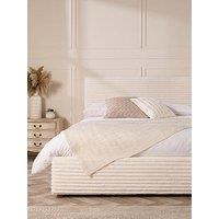 Aspire Willowford Ottoman Bed - Ivory - Single