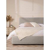 Aspire Willowford Ottoman Bed - Silver - Single