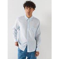 Calvin Klein Jeans Casual Linen Shirt - Plein Air - Blue