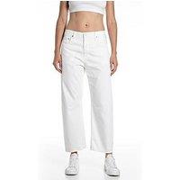 Replay Janie Barrel Jeans - White