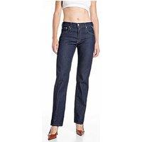 Replay Straight Leg Low Waist Jeans - Blue