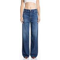 Replay Wide Leg Jean - Blue