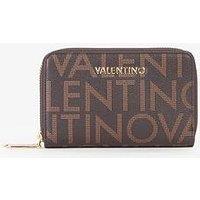 Valentino Regina Re Zip Around Wallet - Brown
