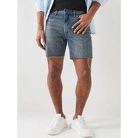 Calvin Klein Jeans Regular Fit Denim Shorts - Blue Ash Stone