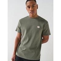 Calvin Klein Jeans Waffle Badge T-Shirt -Dusty Olive