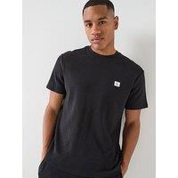 Calvin Klein Jeans Waffle Badge T-Shirt - Black