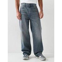 Calvin Klein Jeans Baggy Fit Embossed Waistband - Blue