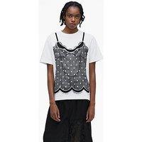 Marc Jacobs Trompe L'Oeil Cami T-Shirt - White