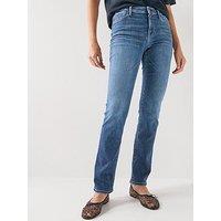 Replay Straight Leg High Waist - Blue