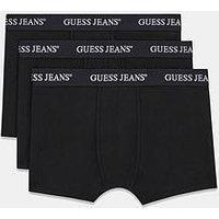 Guess Jeans 3 Pack Trunks - Black