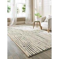 Very Home Woodweave Rug - Ivory/Charcoal