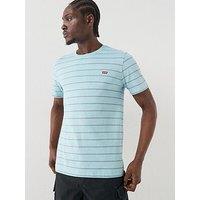 Levi'S Original Housemark Stripe T-Shirt - Blue