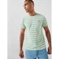 Levi'S Original Housemark Stripe T-Shirt - Green