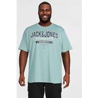 Jack & Jones Plus Logo T-Shirt - Aqua