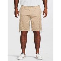 Jack & Jones Plus Cole Frank Cargo Shorts - Beige