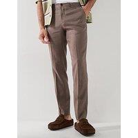 Jack & Jones Premium Martin Lawrence Linen Suit Trousers - Brown