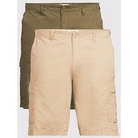 Jack & Jones Jack &Jones Plus Matty Cargo Shorts 2 Pack