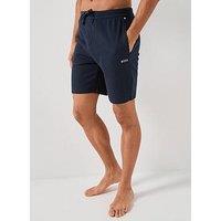 Boss Bodywear Waffle Shorts - Dark Blue