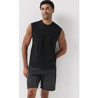 Jack & Jones Sleeveless T-Shirt - Black