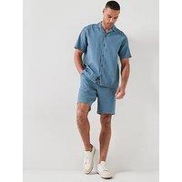 Jack & Jones Jack & Jones Waffle Resort Short And Shirt Set
