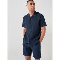 Jack & Jones Jack & Jones Waffle Resort Short And Shirt Set