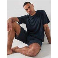 Jack & Jones T-Shirt And Shorts Set - Navy
