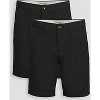 Jack & Jones Marco Dylan Chino Shorts 2Pk - Black