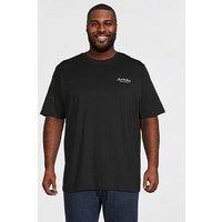 Jack & Jones Plus Graphic Short Sleeve T-Shirt - Black