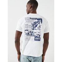 Levi'S Western Back Graphic Relaxed Fit T-Shirt - White