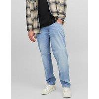 Jack & Jones Plus Mike Original Tapered Fit Jeans - Blue
