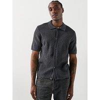 Levi'S Knitted Camp Shirt - Black