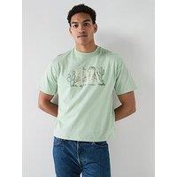 Levi'S Western Graphic Boxy Fit T-Shirt - Green