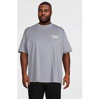 Jack & Jones Plus Back Print T-Shirt - Tradewinds Blue