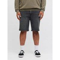 Jack & Jones Plus Rick Original Denim Shorts - Black