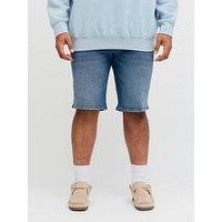 Jack & Jones Plus Rick Original Denim Shorts - Blue