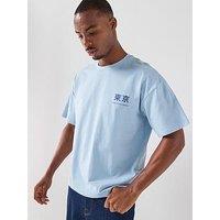 Jack & Jones Wave Graphic T-Shirt - Blue