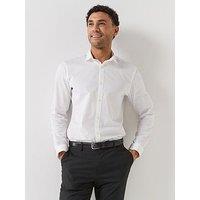 Jack & Jones Premium Cardiff Long Sleeve Formal Shirt - White