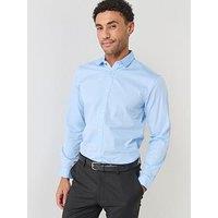 Jack & Jones Premium Cardiff Long Sleeve Formal Shirt - Blue