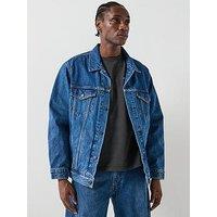 Levi'S Relaxed Fit Denim Trucker Jacket - Blue