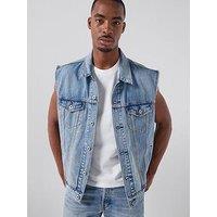 Levi'S Relaxed Fit Denim Trucker Vest