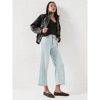 7 For All Mankind Luxe Vintage Stovepipe Straight Ankle - Blue