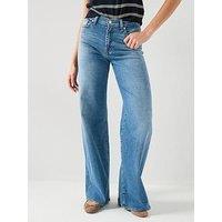 7 For All Mankind Luxe Vintage Lotta Jeans - Blue