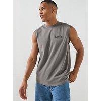 Levi'S Muscle Tank Vest - Dark Grey