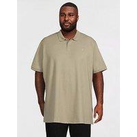 Jack & Jones Plus Austin Polo Shirt - Khaki