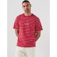 Jack & Jones Nantucket Script Chest T-Shirt - Red